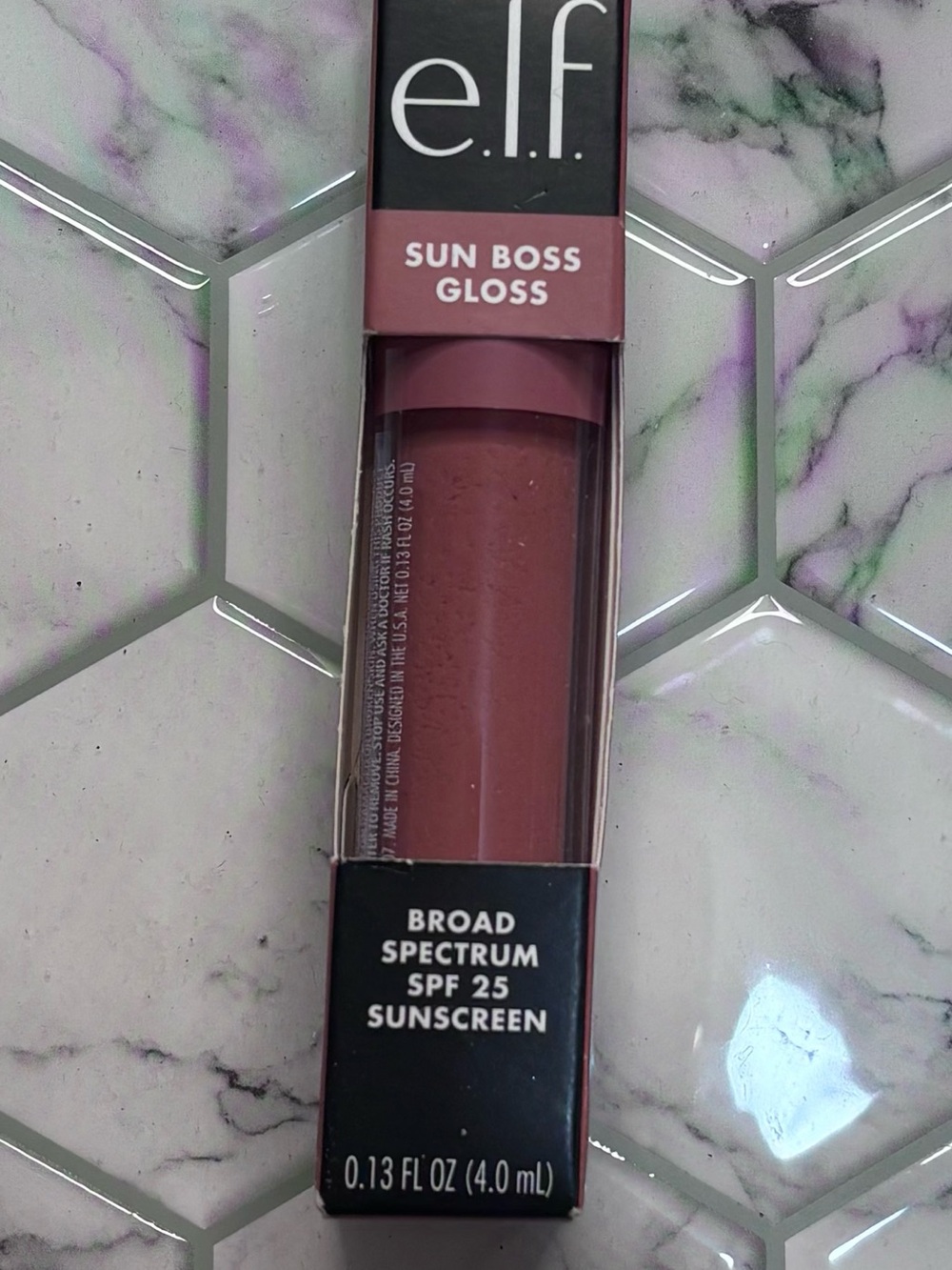 e.l.f. Sun Boss Gloss - Dusty Rose Pink